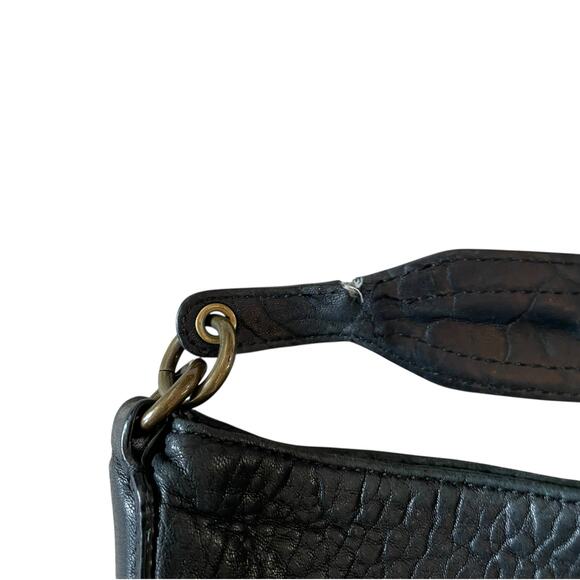 ALEXANDER WANG Black Pebbled Lambskin Studded Dumbo Darcy Hobo Handbag Purse - Picture 11 of 16